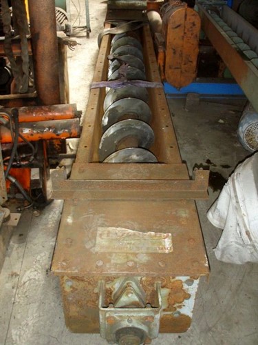 Trough screw conveyor 3300 mm Ø 320 mm